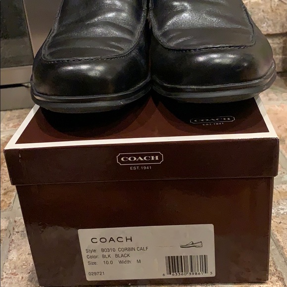 Coach Men’s Black Loafer Dress Shoes main image 5